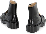 Bottega Veneta Monsieur Leather Ankle Boots - Women - Piano Luigi