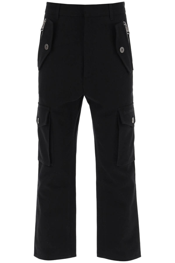 Balmain Cotton Cargo Pants - Men - Piano Luigi