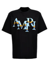 AMIRI staggered Chrome T-shirt - Men - Piano Luigi