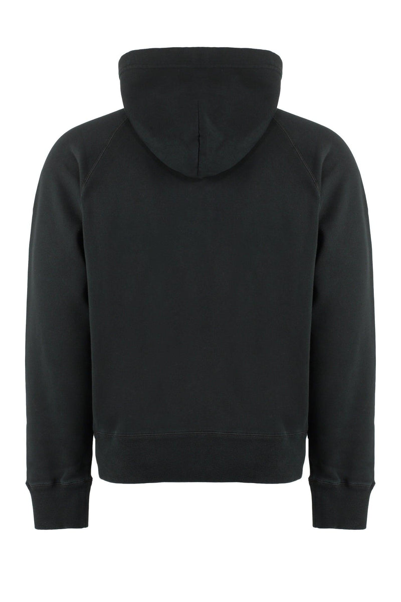 Tom Ford Cotton Full Zip Hoodie - Men - Piano Luigi