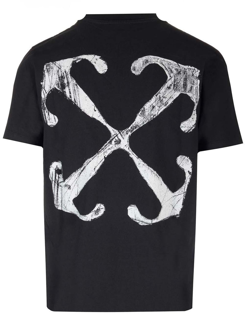 Off-White Anchor arrow T-shirt - Men - Piano Luigi