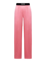 Tom Ford Stretch Silk Satin Pj Pants - Women - Piano Luigi