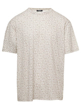 Balmain Pyramid Monogram T-shirt- Bulky Fit - Men - Piano Luigi