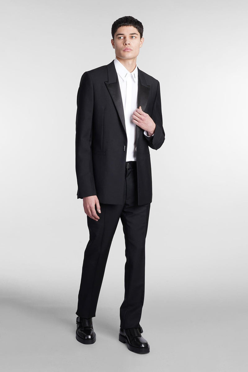 Givenchy Classic Jacket In Black Wool - Men - Piano Luigi