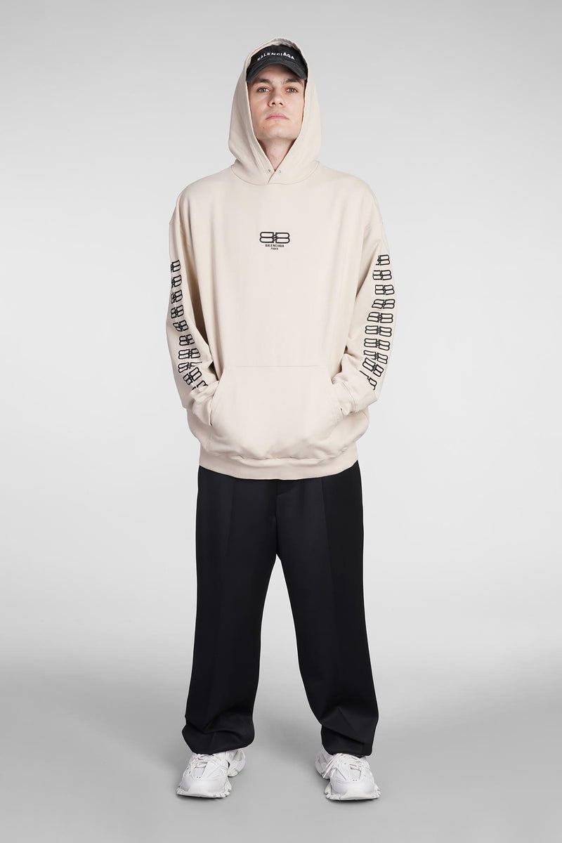 Balenciaga Sweatshirt In Beige Cotton - Men - Piano Luigi