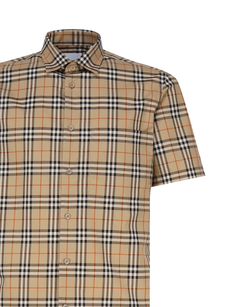 Burberry Vintage Check Shirt In Cotton - Men - Piano Luigi