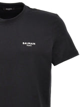 Balmain Flocked Logo T-shirt - Men - Piano Luigi