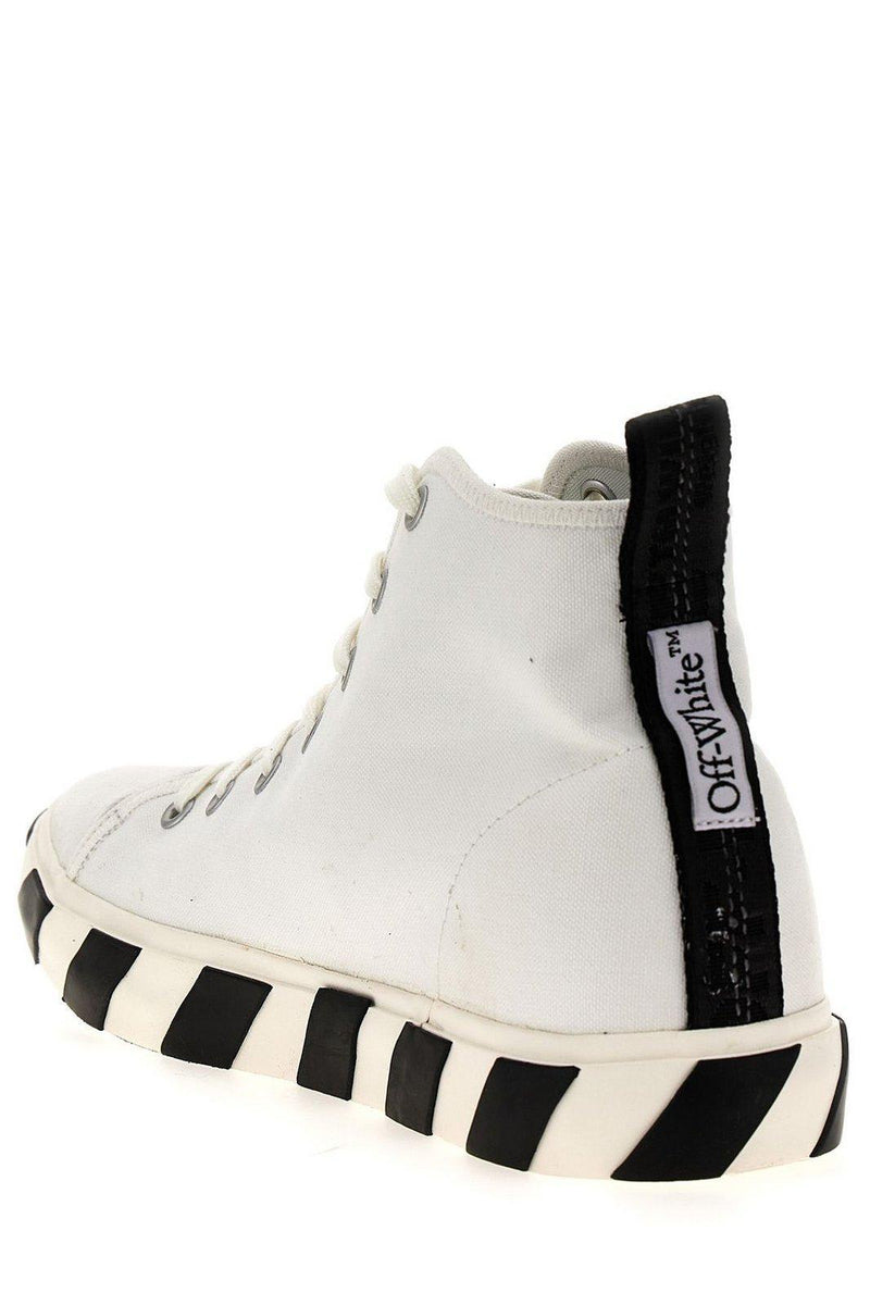 Off-White Vulcanized Lace-up Sneakers - Men - Piano Luigi