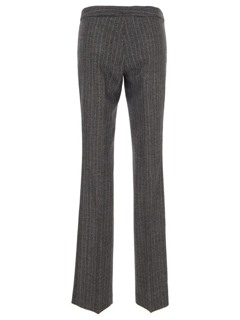 Stella McCartney Zip Detailed Slim Trousers - Women - Piano Luigi