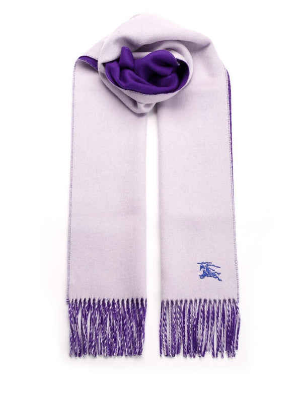 Burberry Purple Cashmere Scarf - Women - Piano Luigi