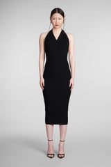 Balmain Dress In Black Viscose - Women - Piano Luigi