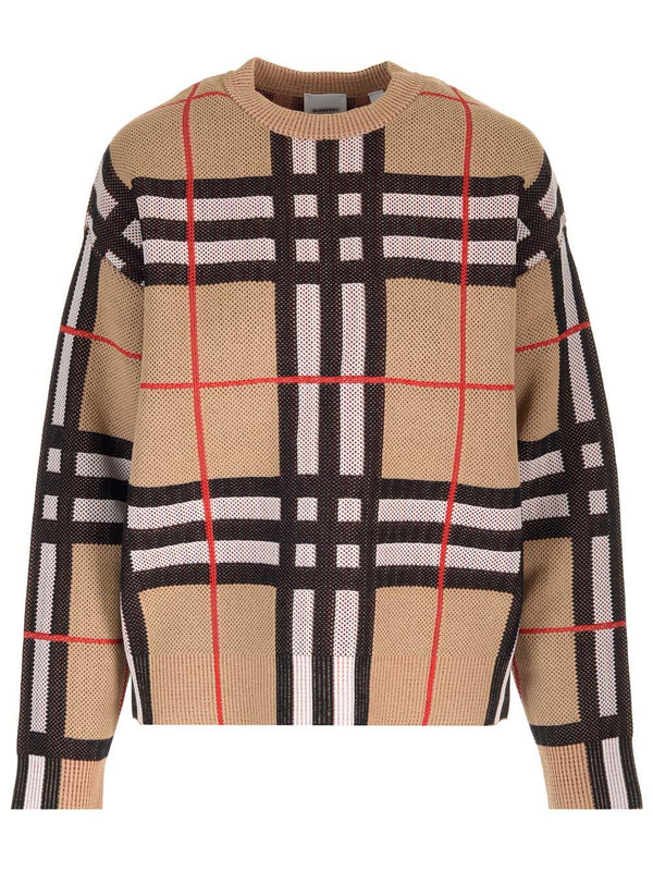 Burberry Tartan Knit Sweater - Women - Piano Luigi