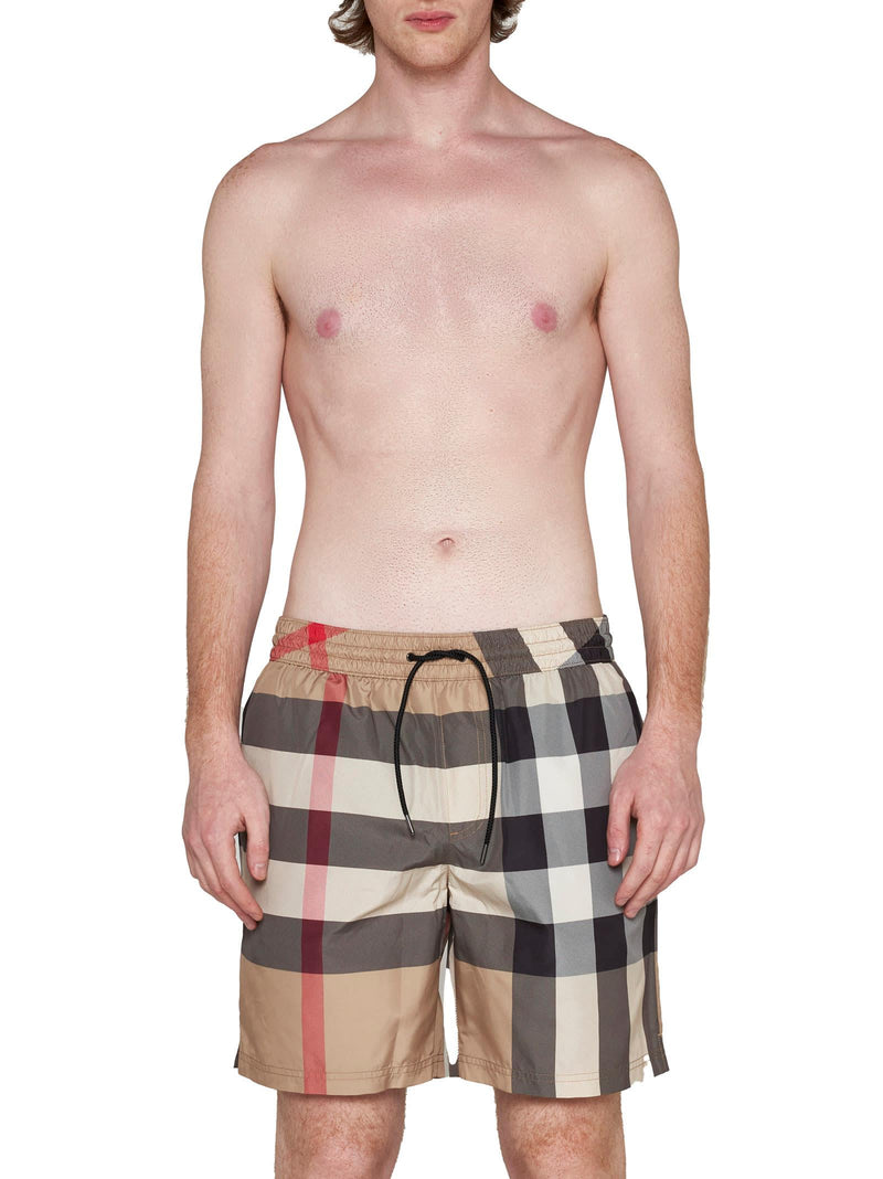 Burberry Boxer Swimsuit With Vintage Check Pattern - Men - Piano Luigi