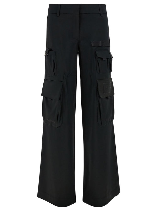 Off-White Satin Toybox Cargo Pants - Women - Piano Luigi