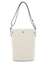 Saint Laurent Ivory Canvas Rive Gauche Bucket Bag - Men - Piano Luigi