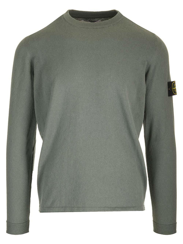 Stone Island Compass Patch Crewneck Sweatshirt - Men - Piano Luigi