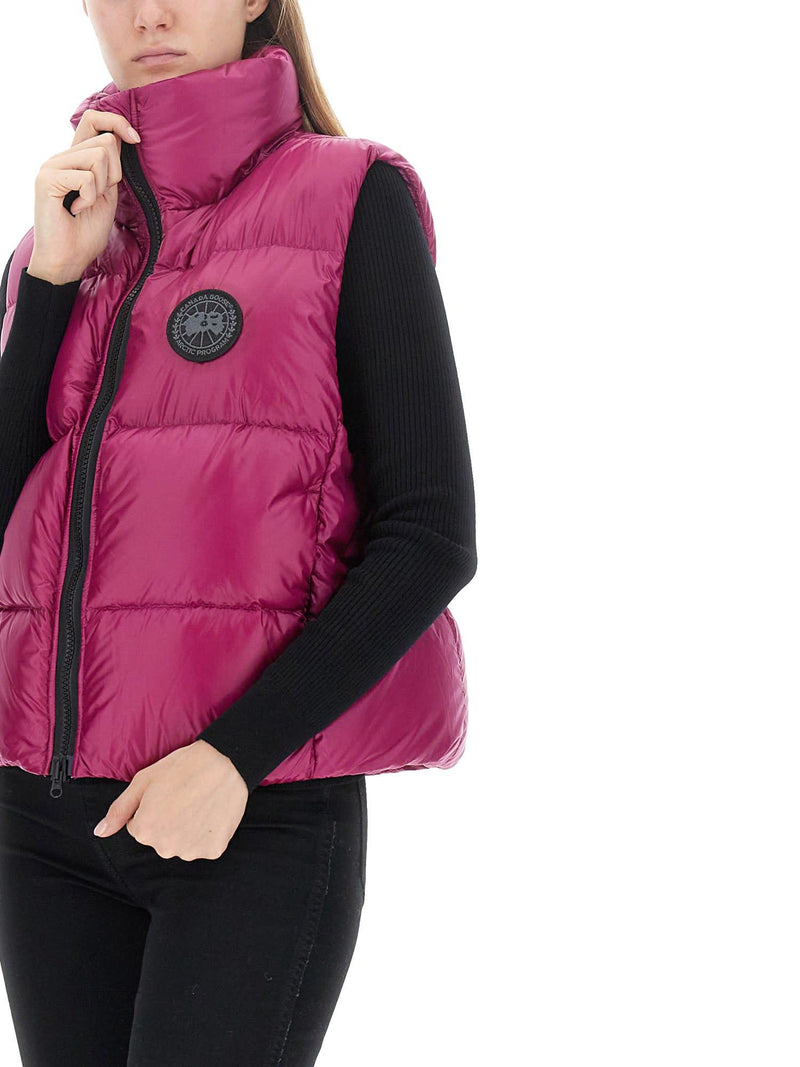 Canada Goose Down Vest With Logo - Women - Piano Luigi