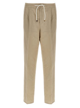 Brunello Cucinelli Linen Blend Trousers - Men - Piano Luigi