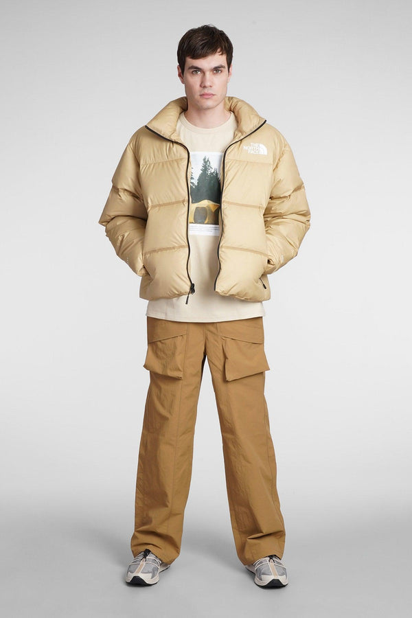 The North Face Puffer In Khaki Polyamide - Men