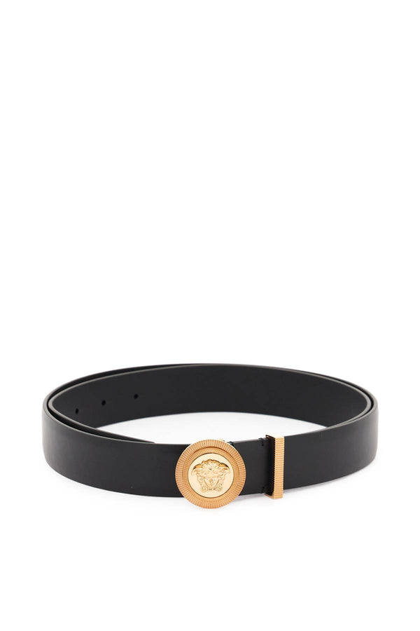 Versace Medusa Biggie Leather Belt - Men - Piano Luigi