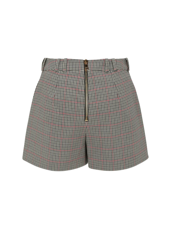 Balmain Prince Of Wales Shorts - Women - Piano Luigi