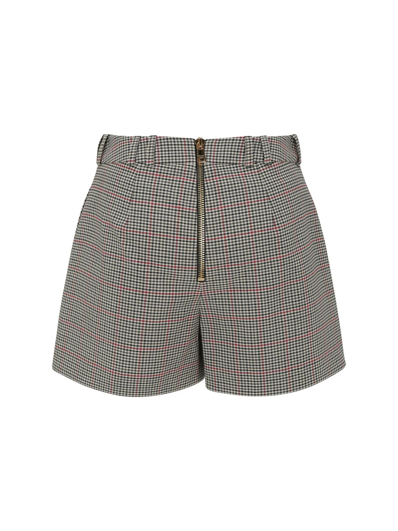 Balmain Prince Of Wales Shorts - Women - Piano Luigi