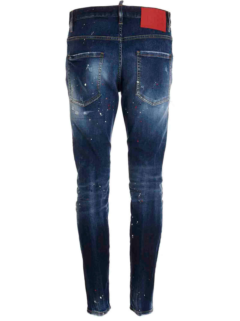 Dsquared2 Blue Cotton Blend Skater Jeans - Men - Piano Luigi