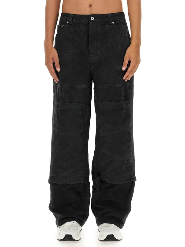 Off-White Cargo Pants In Canvas - Men - Piano Luigi