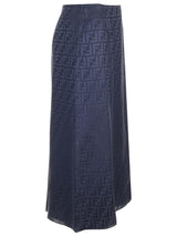 Fendi Twill Midi Skirt - Women - Piano Luigi