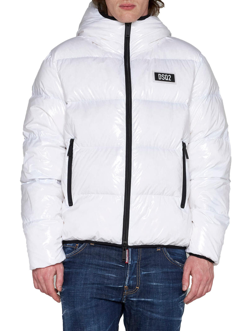 Dsquared2 Kaban Hooded Shiny Down Jacket - Men - Piano Luigi