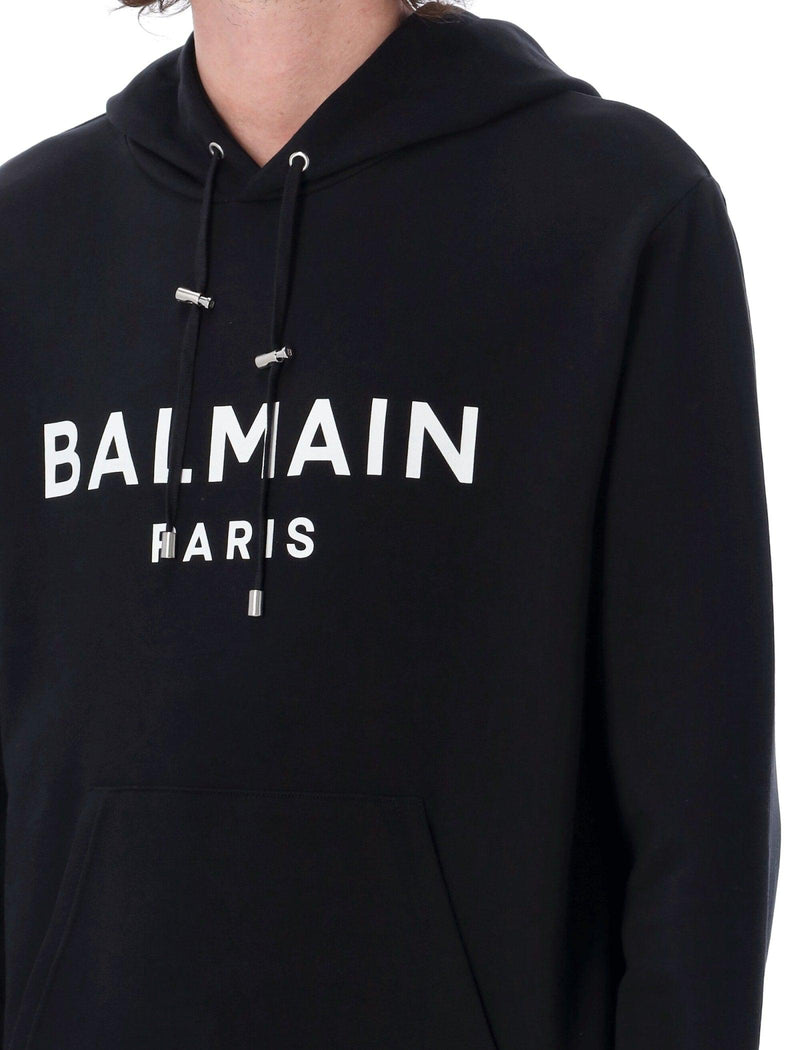 Balmain Logo Hoodie - Men - Piano Luigi