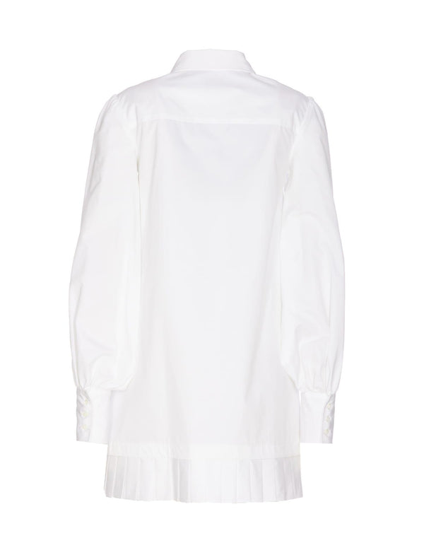 Off-White Overshirt Dress - Women - Piano Luigi