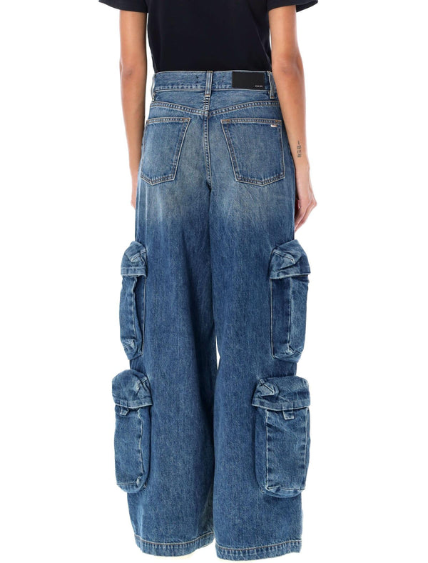 AMIRI Baggy Cargo Jeans - Women - Piano Luigi