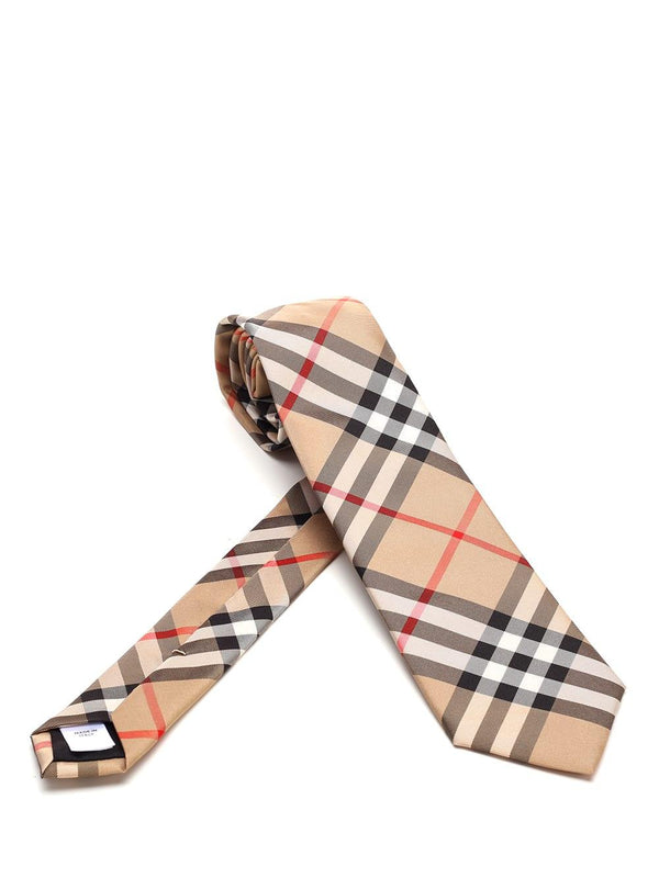 Burberry vintage Check Silk Tie - Men - Piano Luigi