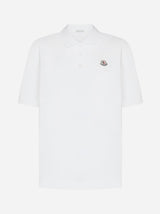 Moncler Logo-patch Cotton Polo Shirt - Women - Piano Luigi