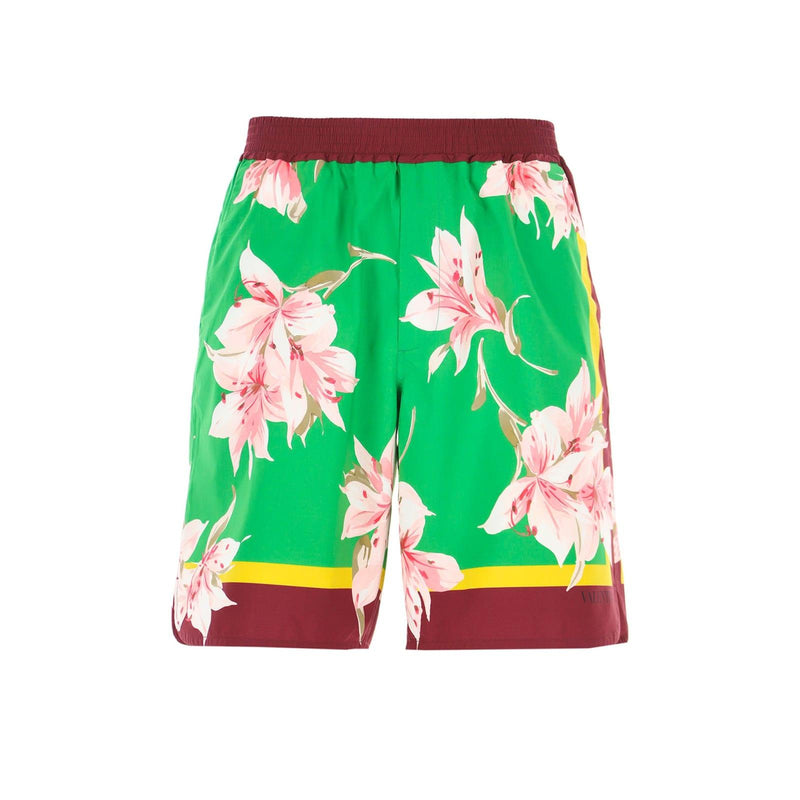 Valentino Flowers Printed Bermuda Shorts - Men - Piano Luigi