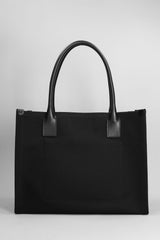 Christian Louboutin Nastroloubi Tote In Black Cotton - Women - Piano Luigi