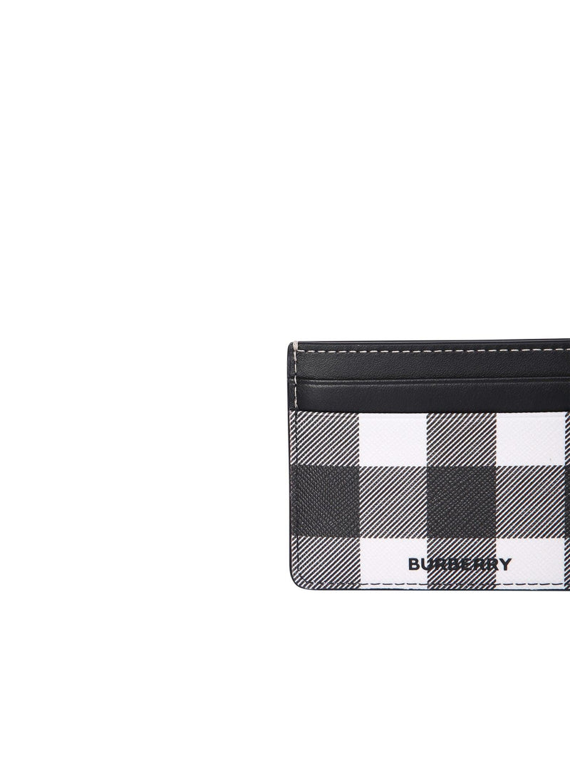 Burberry Logo Check Card Holder - Men - Piano Luigi