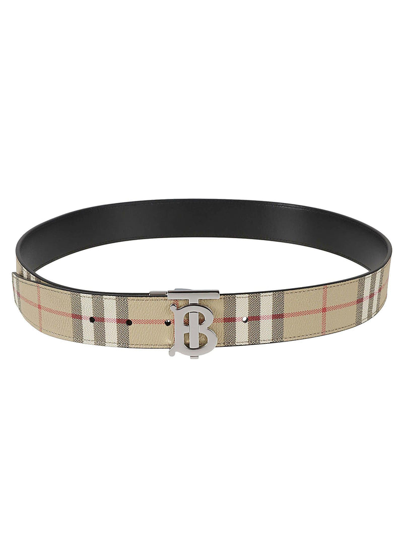 Burberry Tb Buckled Check Belt - Men - Piano Luigi