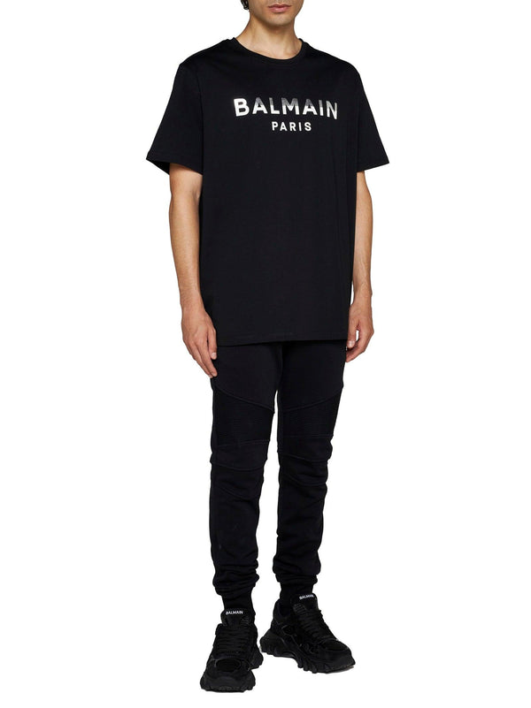 Balmain Black Oversize Crew-neck T-shirt - Men - Piano Luigi