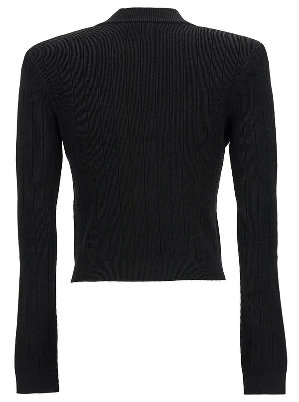 Balmain Buttoned Knit Crop Cardigan - Women - Piano Luigi