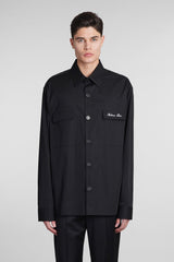 Balmain Shirt In Black Cotton - Men - Piano Luigi