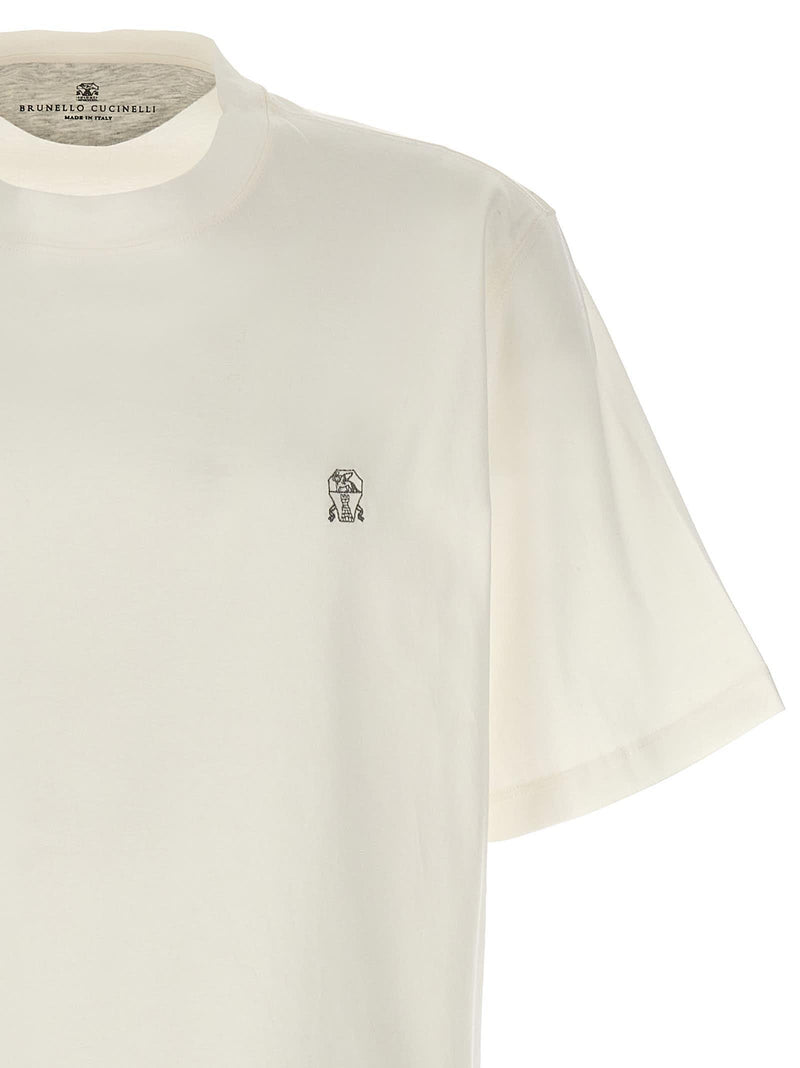 Brunello Cucinelli Logo T-shirt - Men - Piano Luigi