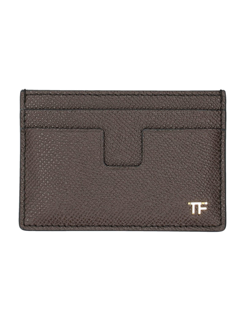 Tom Ford Small Grain Leather Cardholder - Men - Piano Luigi