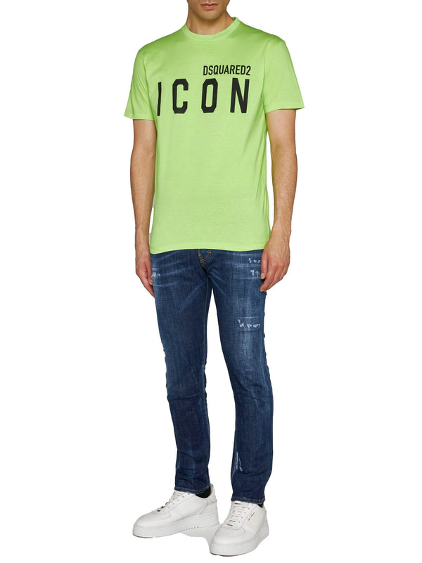 Dsquared2 Icon Logo Cotton T-shirt - Men - Piano Luigi