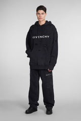 Givenchy Sweatshirt In Black Cotton - Men - Piano Luigi