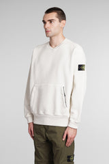 Stone Island Sweatshirt In Beige Cotton - Men - Piano Luigi