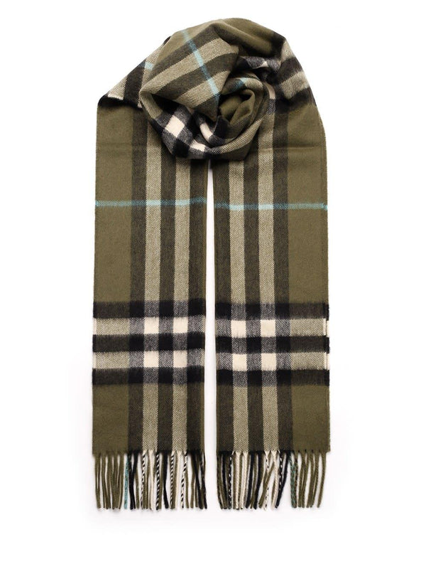 Burberry Giant Check Cashmere Scarf - Women - Piano Luigi