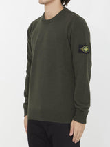 Stone Island Compass Patch Fine-knit Sweatshirt - Men - Piano Luigi