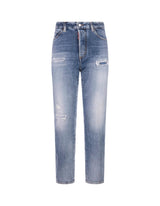 Dsquared2 Medium Clean Wash Medium Waist Super Skinny Jeans - Women - Piano Luigi